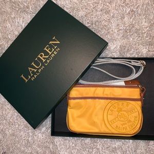 Raulph Lauren yellow crossbody ✨